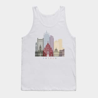 Boston skyline poster Tank Top